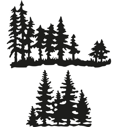 CR1287 - Marianne Design - Tiny's Pinetrees - Craftables