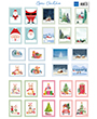 Knipvel A4, Stamps - Classic Christmas