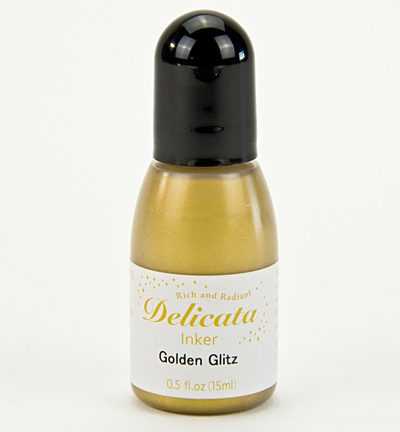 RC-000-191 - Tsukineko - Golden Glitz Inker - Recharges Delicata