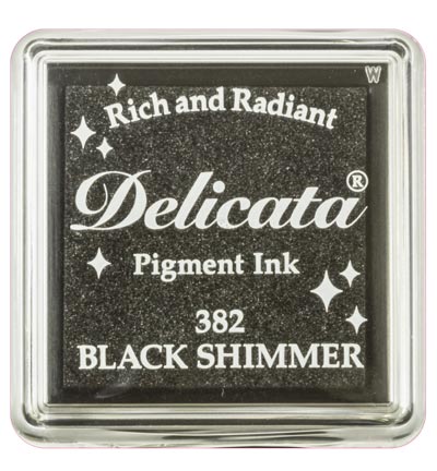 DE-SML-382 - Tsukineko - Black Shimmer - Encreurs & sets Delicata
