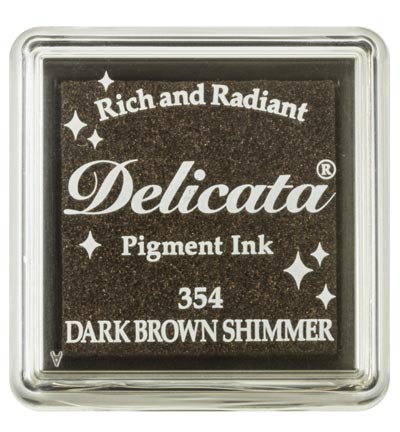 DE-SML-354 - Tsukineko - Dark Brown Shimmer - Encreurs & sets Delicata