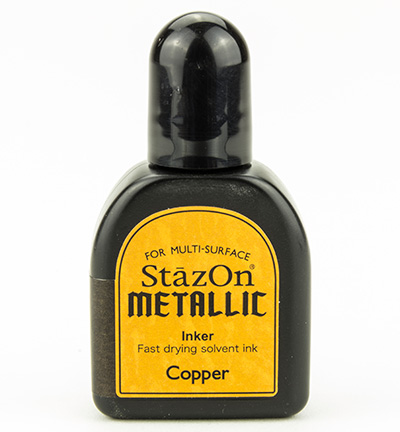 RZ-000-193 - Tsukineko - Metallic Copper - StaZon Metallic inker
