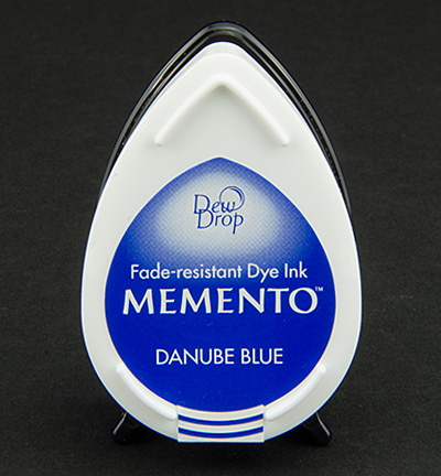 MD-000-600 - Tsukineko - InkPad-Danube Blue - Memento Dew Drops