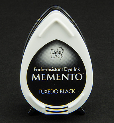 MD-000-900 - Tsukineko - InkPad-Tuxedo Black - Memento Dew Drops