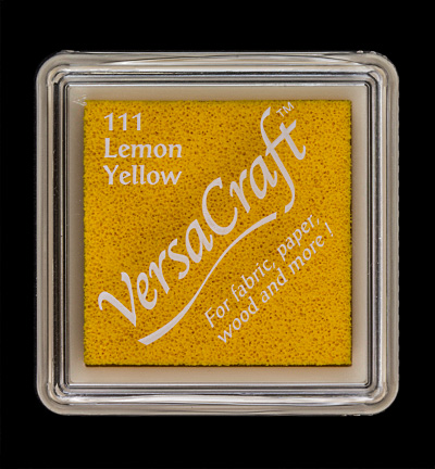 VK-SML-111 - Tsukineko - Inkpad, Lemon Yellow - VersaCraft encreur, petit