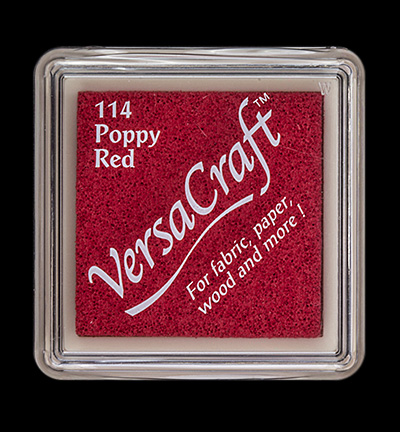 VK-SML-114 - Tsukineko - Inkpad, Poppy Red - VersaCraft petits encreurs