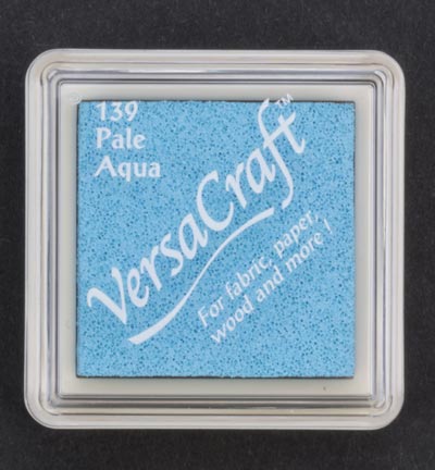 VK-SML-139 - Tsukineko - Inkpad, Pale Aqua - VersaCraft encreur, petit VK-SML-139 - Tsukineko - Inkpad, Pale Aqua - VersaCraft encreur, petit