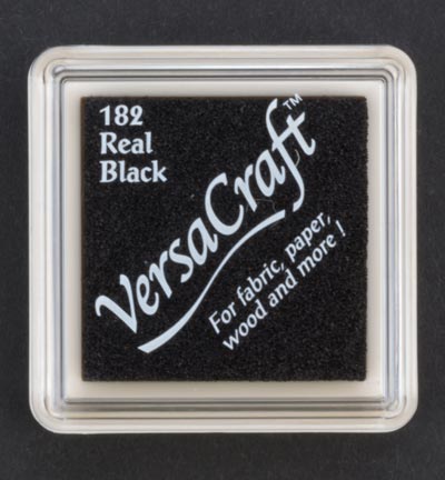 VK-SML-182 - Tsukineko - Inkpad, Real Black - VersaCraft petits encreurs