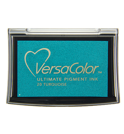 VC-000-020 - Tsukineko - VersaColor Inkpad-Turquoise - VersaColor encreur, grand