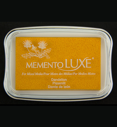 ML-000-100 - Tsukineko - Inkpad-Dandelion - Memento Luxe inkpad, grand