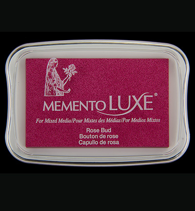 ML-000-400 - Tsukineko - Inkpad-Rose Bud - Memento Luxe inkpad, grand