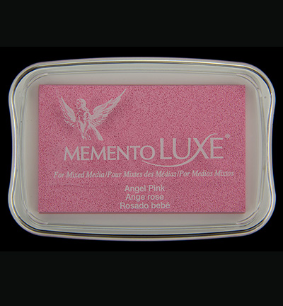 ML-000-404 - Tsukineko - Inkpad-Angel Pink - Memento Luxe inkpad, grand