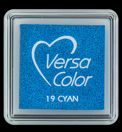 VS-000-019 - Tsukineko - VersaColor Small Inkpad-Cyan - VersaColor encreur, petit
