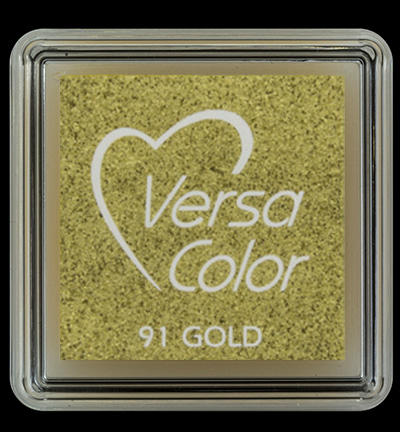 VS-000-091 - Tsukineko - VersaColor Small Inkpad-Gold - VersaColor encreur, petit VS-000-091 - Tsukineko - VersaColor Small Inkpad-Gold - VersaColor encreur, petit