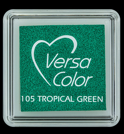 VS-000-105 - Tsukineko - VersaColor Small Inkpad-Tropical Green - VersaColor encreur, petit