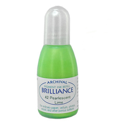 RB-000-042 - Tsukineko - Pearlescent Lime - Recharges Brilliance