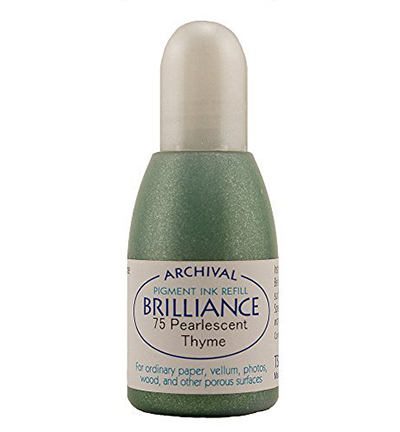 RB-000-075 - Tsukineko - Pearlescent Thyme - Recharges Brilliance