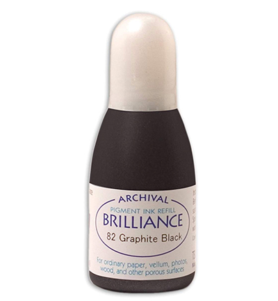 RB-000-082 - Tsukineko - Graphite Black - Recharges Brilliance