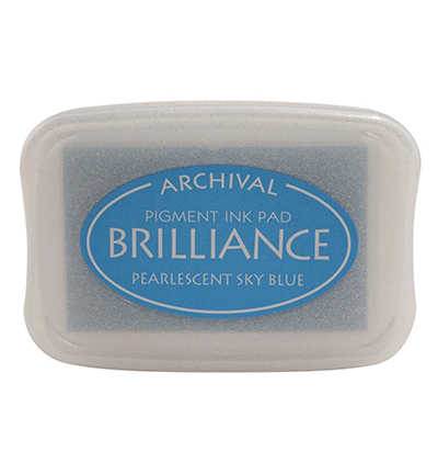 BR-000-038 - Tsukineko - Pearlescent Sky Blue - Encreurs Brilliance
