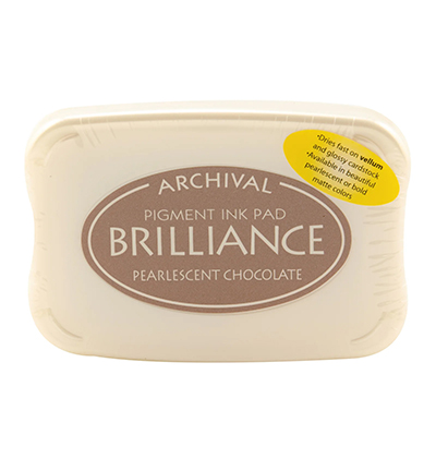 BR-000-076 - Tsukineko - Pearlescent Chocolate - Encreurs Brilliance