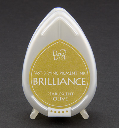 BD-000-053 - Tsukineko - Pearlescent Olive - Brilliance Dew Drop