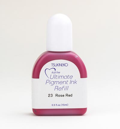 VCR-000-023 - Tsukineko - VersaColor Inker-Rose Red - 