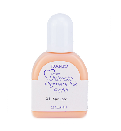 VCR-000-031 - Tsukineko - VersaColor Inker-Apricot - VersaColor recharge