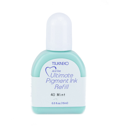 VCR-000-040 - Tsukineko - VersaColor Inker-Mint - VersaColor recharge