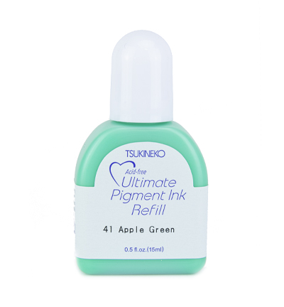 VCR-000-041 - Tsukineko - VersaColor Inker-Apple Green - VersaColor recharge