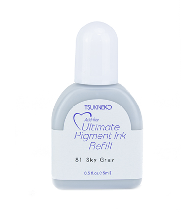 VCR-000-081 - Tsukineko - VersaColor Inker-Sky Gray - VersaColor recharge