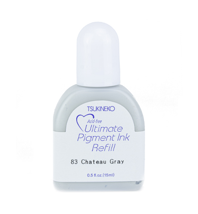 VCR-000-083 - Tsukineko - VersaColor Inker-Chateau Gray - VersaColor recharge