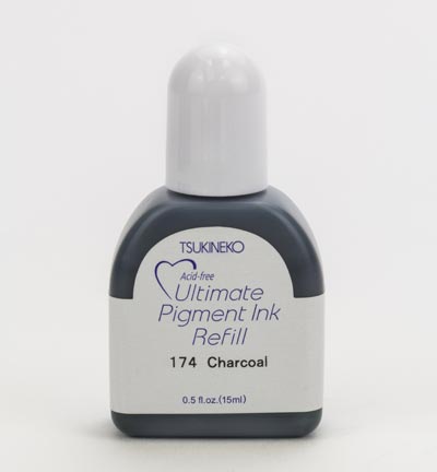 VCR-000-174 - Tsukineko - VersaColor Inker-Charcoal - 