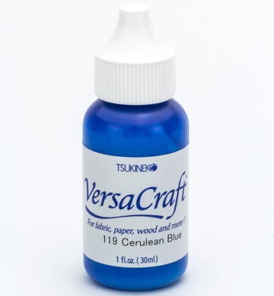 RK-000-119 - Tsukineko - Inker, Cerulean Blue - Recharges VersaCraft