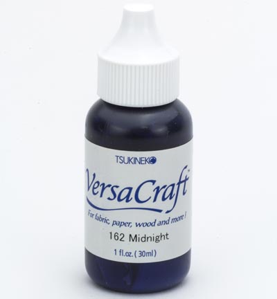 RK-000-162 - Tsukineko - Inker, Midnight Blue - Recharges VersaCraft
