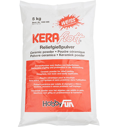 H1000-005 - Stafil - Poudre céramique pour moulage, Blanc 5000gr. - Plâtre