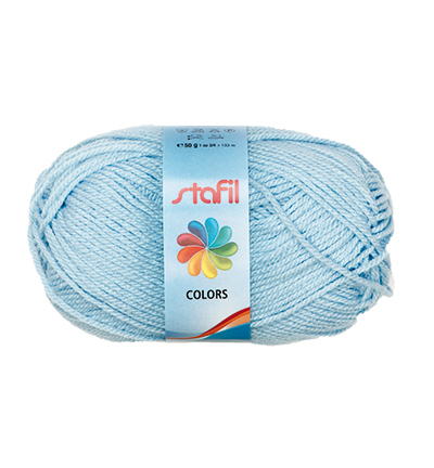 101020-09 - Stafil - Laine Colors, Bleu clair - 