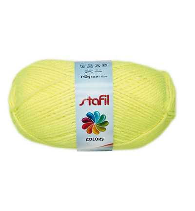 101020-53 - Stafil - Laine Colors, Jaune Fluo - Stafil Colors