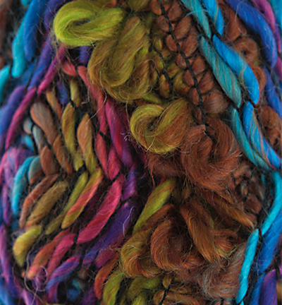 108037-09 - Stafil - Laine Fleurs, Turquoise/Mauve/Vert clair - Laine Fleurs