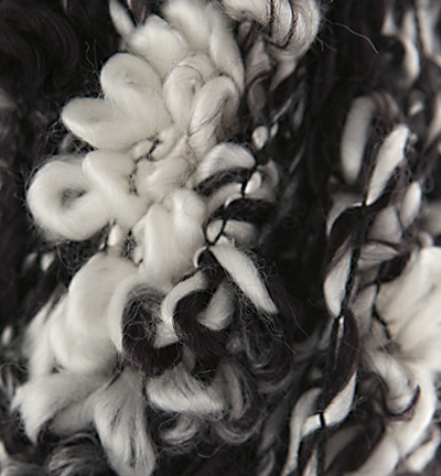 108037-12 - Stafil - Laine Fleurs, Noir/Blanc - Laine Fleurs