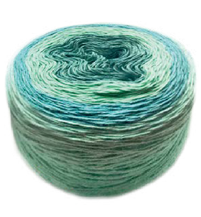 108058-7 - Stafil - Magic Dream Yarn 200gr, Green/turquoise/mint/sage - Magic Dream
