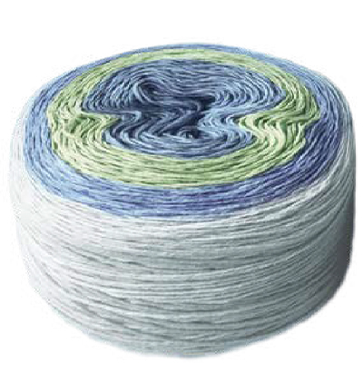 108058-08 - Stafil - Magic Dream Yarn 200gr, Green/light blue/medium blue/lilac - Magic Dream
