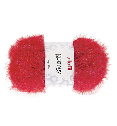 108060-05 - Stafil - Laine éponge Spongy, Rouge - Spongy