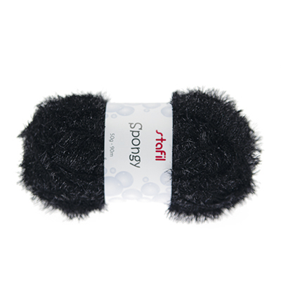 108060-14 - Stafil - Laine éponge Spongy, Noir - 