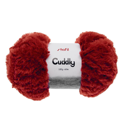 108065-12 - Stafil - Laine Cuddly, Rouge - Cuddly 108065-12 - Stafil - Laine Cuddly, Rouge - Cuddly