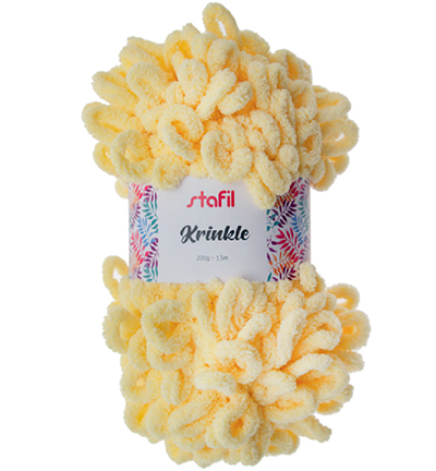 108067-04 - Stafil - Krinkle Yarn, Light Yellow - Krinkle