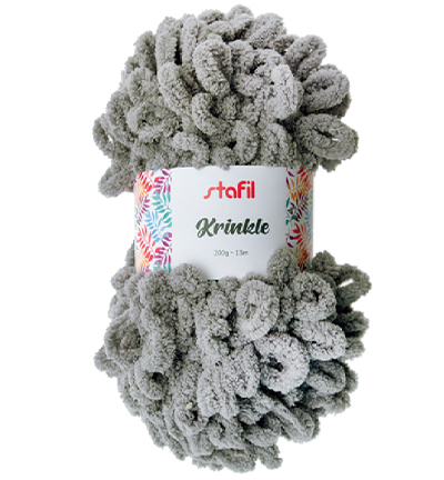 108067-06 - Stafil - Krinkle Yarn, Grey - Krinkle