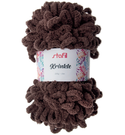 108067-07 - Stafil - Krinkle Yarn, Brown - Krinkle
