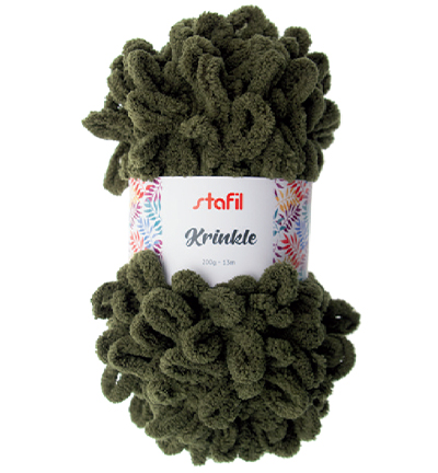 108067-08 - Stafil - Krinkle Yarn, Olive Green - Krinkle