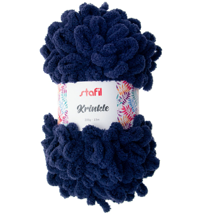 108067-09 - Stafil - Krinkle Yarn, Dark Blue - Krinkle