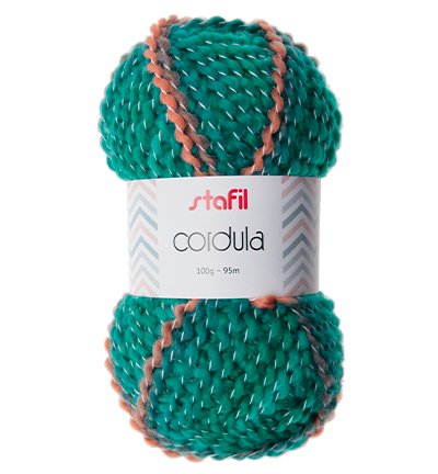 108070-06 - Stafil - Laine Cordula, Turquoise/Orange - Cordula